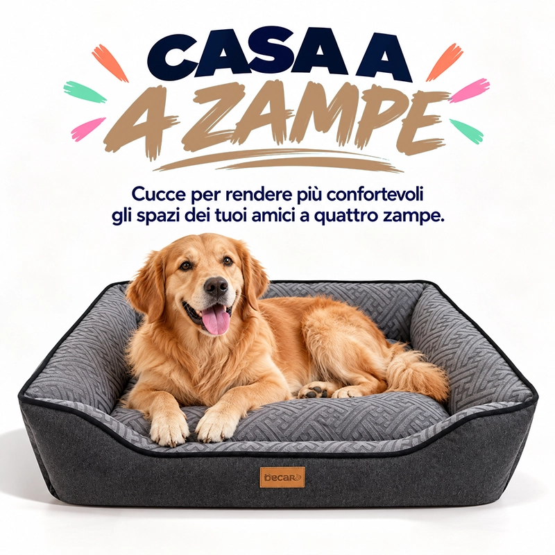 Casa a 4 zampe: Cucce per rendere più confortevoli gli spazi dei tuoi amici a quattro zampe.