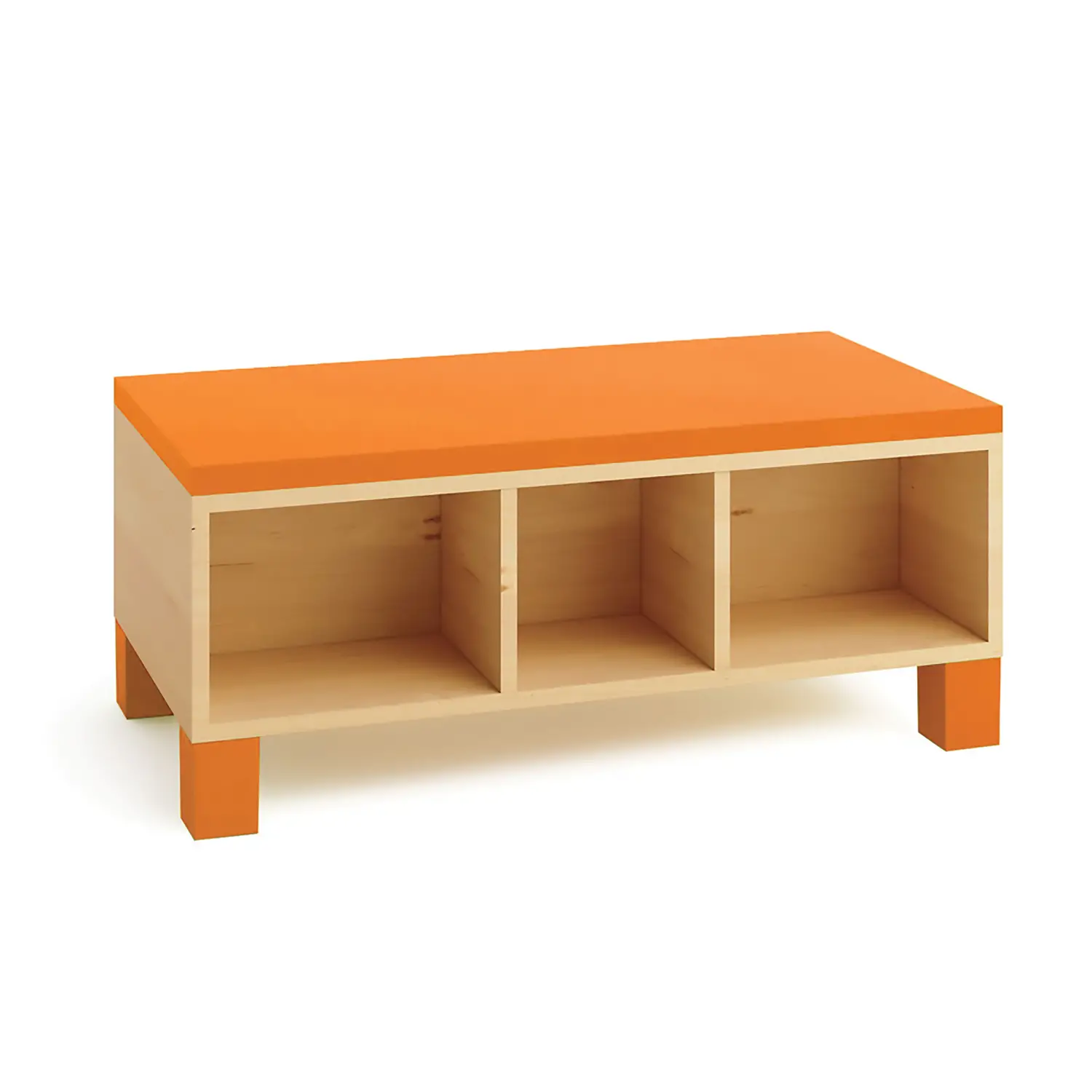 Libreria Panca Serie Nova Arancio: Innovazione e Comfort per la Scuola dell'Infanzia - Arredo Nido e Infanzia
