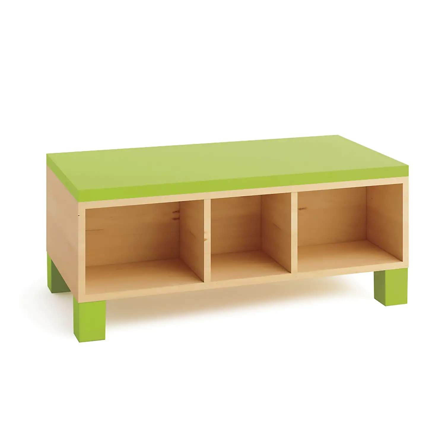 Libreria Panca Serie Nova Verde: Innovazione per l'Educazione Infantile - Arredo Nido e Infanzia