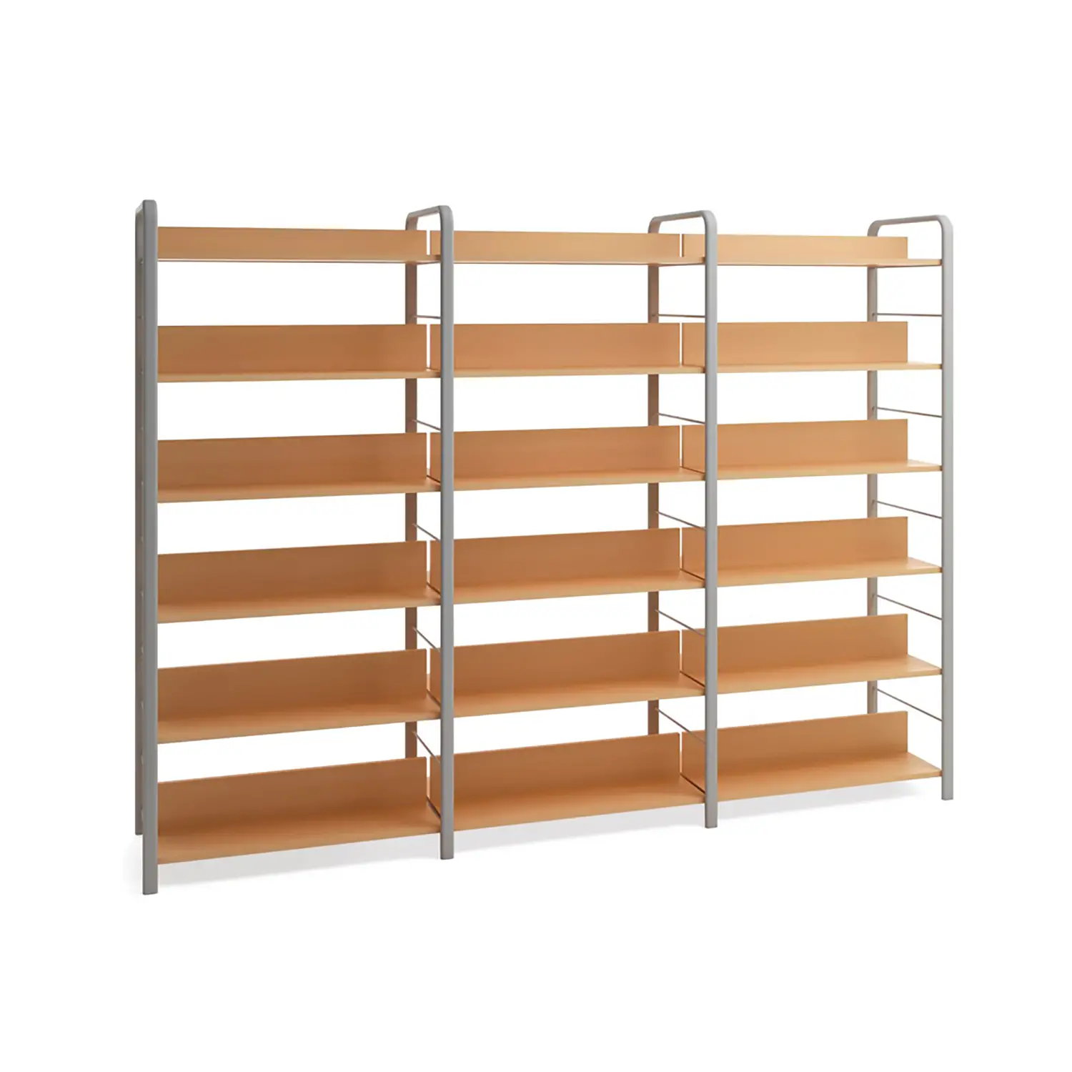 Libreria Bifacciale Book Modulo Triplo – Libreria Scolastica Free Standing a Doppia Faccia - Arredo scuola dell'obbligo