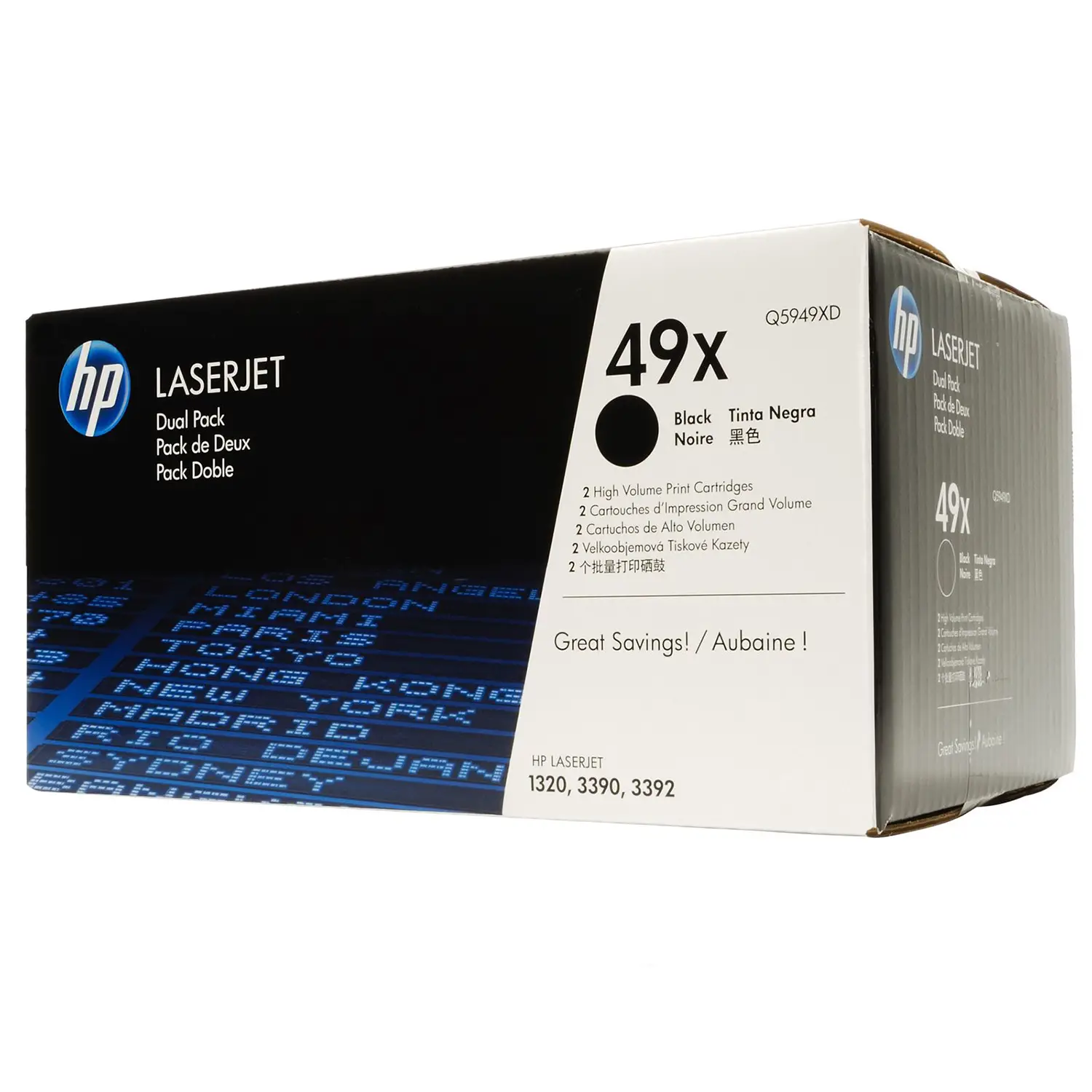 HP CONF. 2 TONER PER LJ 1320/3390AIO/3390AIO/3392AIO Q5949XD - Consumabili