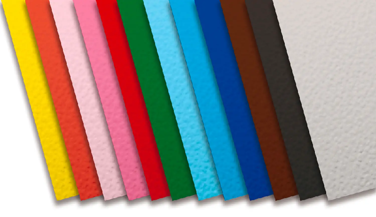 Cartoncino Colorato Premium Liscio-Ruvido Assortimento Plus - Carta e cartoncino