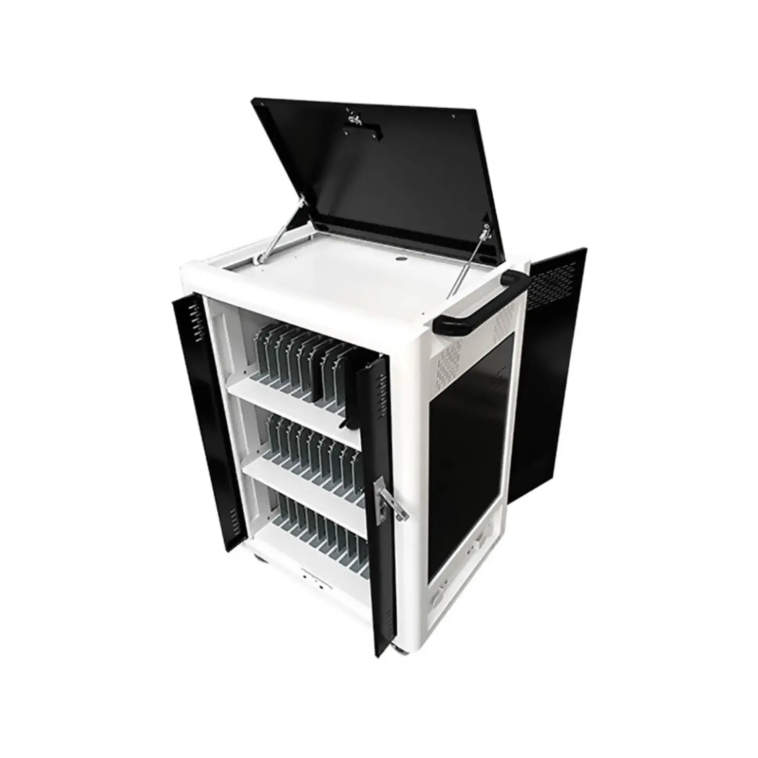 Carrello Ricarica 36 Tablet e Notebook – Stazione Mobile per Custodia e Ricarica - Arredo scuola dell'obbligo