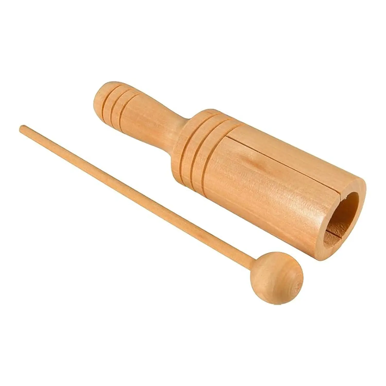 Tone Block Singolo in Legno con Battente – 180 mm - Educazione musicale
