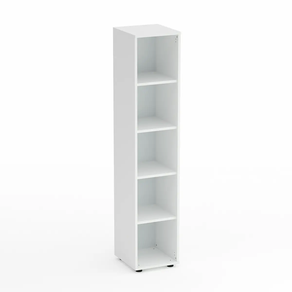Mobile Scuola Kubò Bianco Colonna 5 vani 180 cm. Ripiani Bianco - Conforme CAM - Arredo scuola dell'obbligo