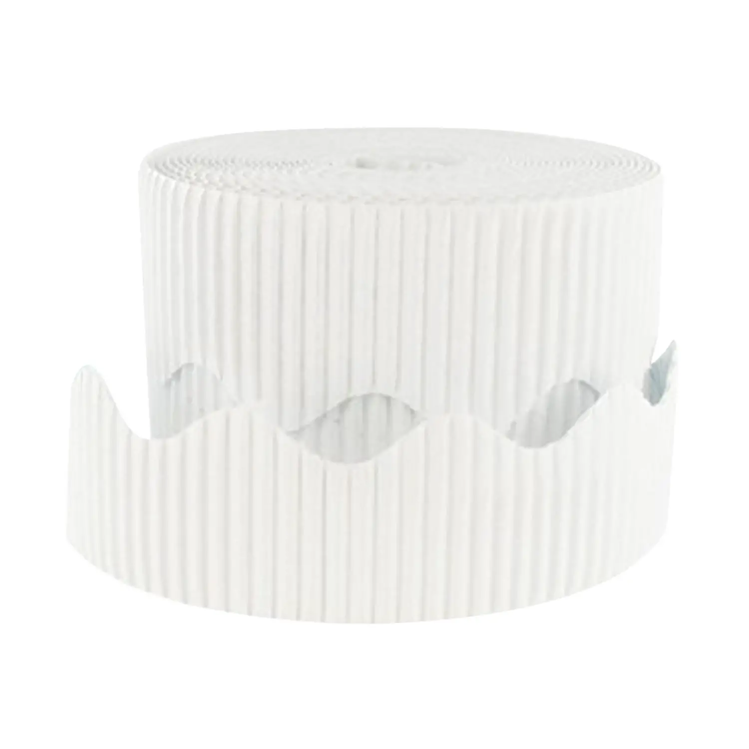 Bordi Cartondulato Onde Bianco – Rotolo 5,7 x 15 m - Carta e cartoncino