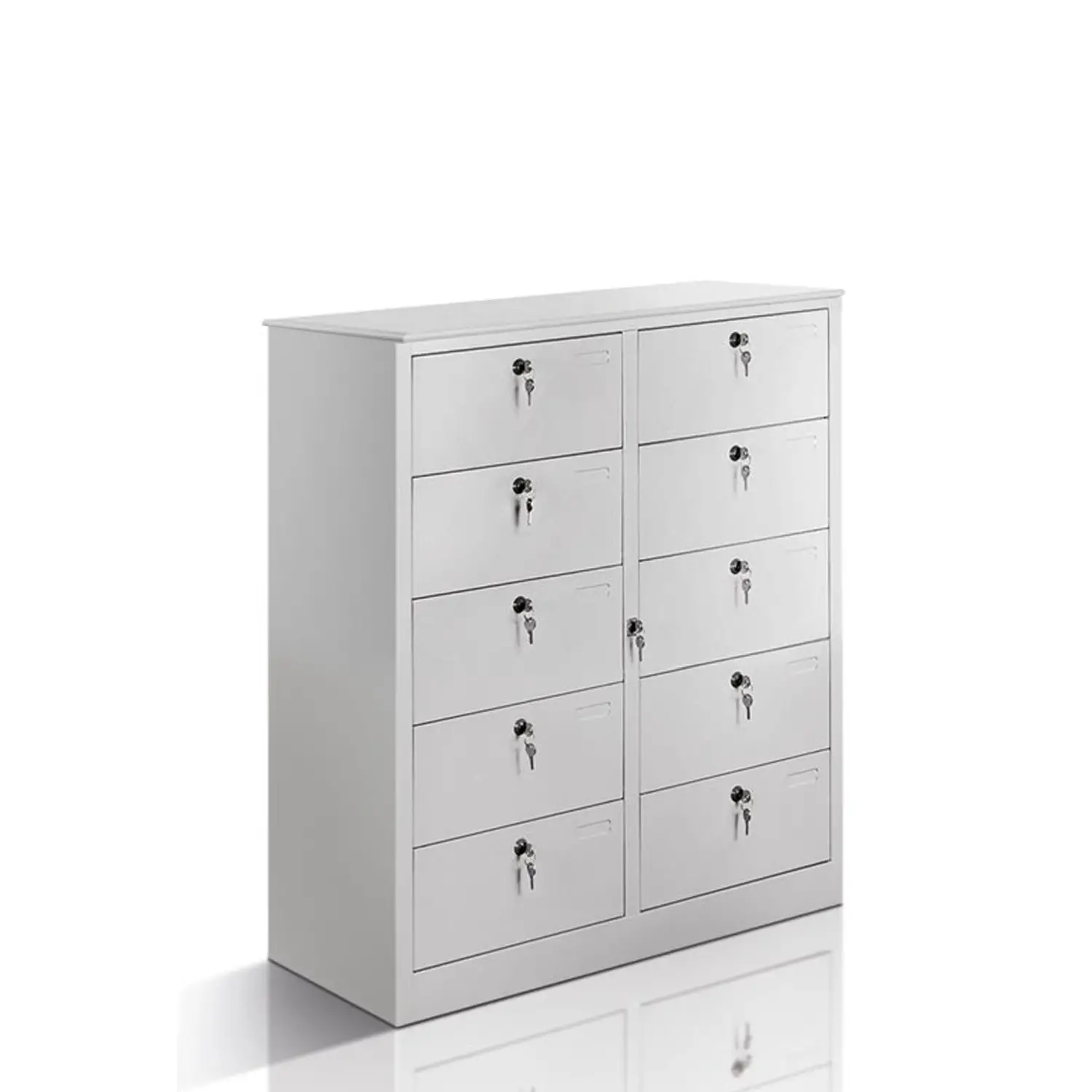 CARTELLIERA 10 CASELLE - SERRATURA INDIVIDUALE - Arredo per l'ufficio