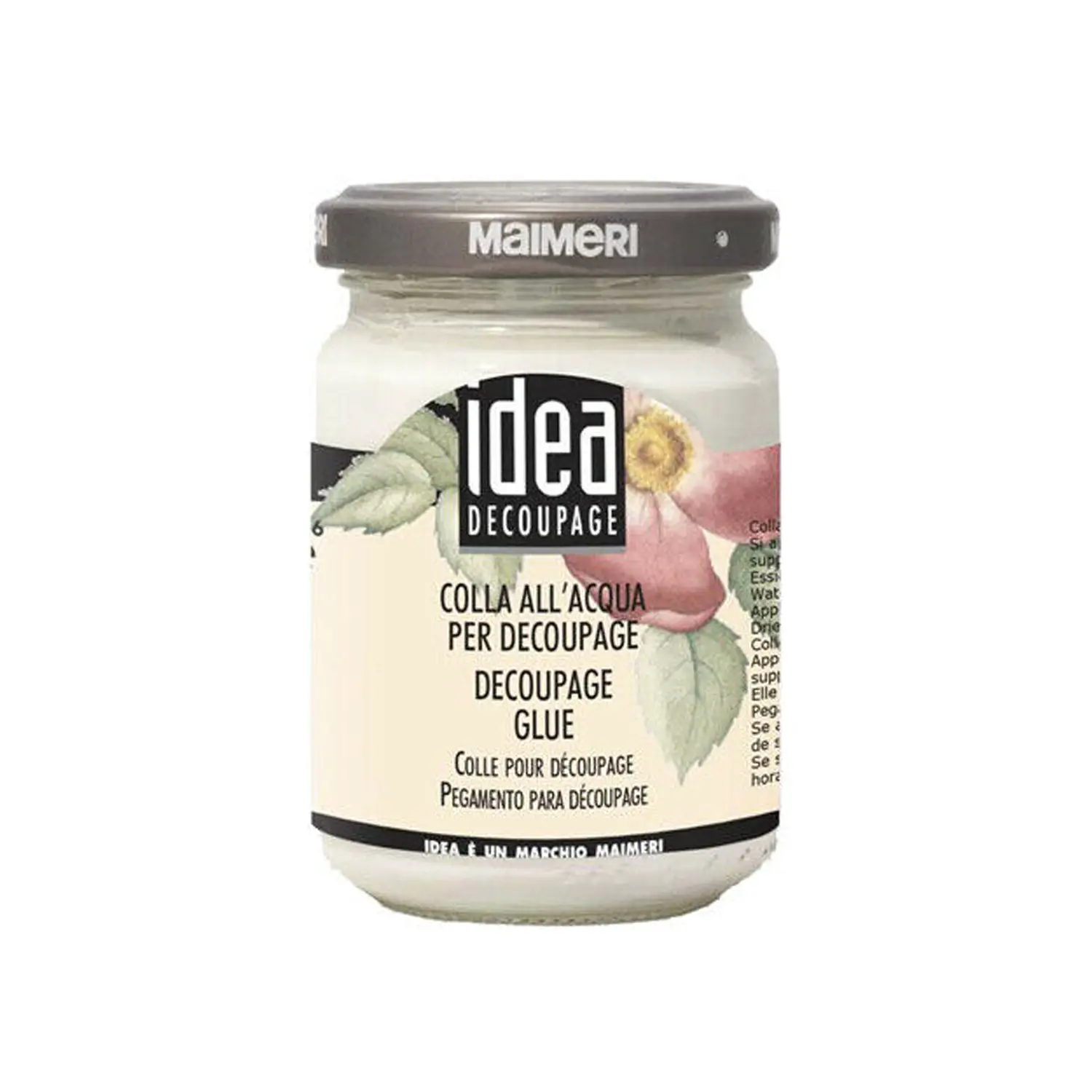 Colla per Decoupage Maimeri – Finitura Opaca 125 ml - Nastri adesivi e colle