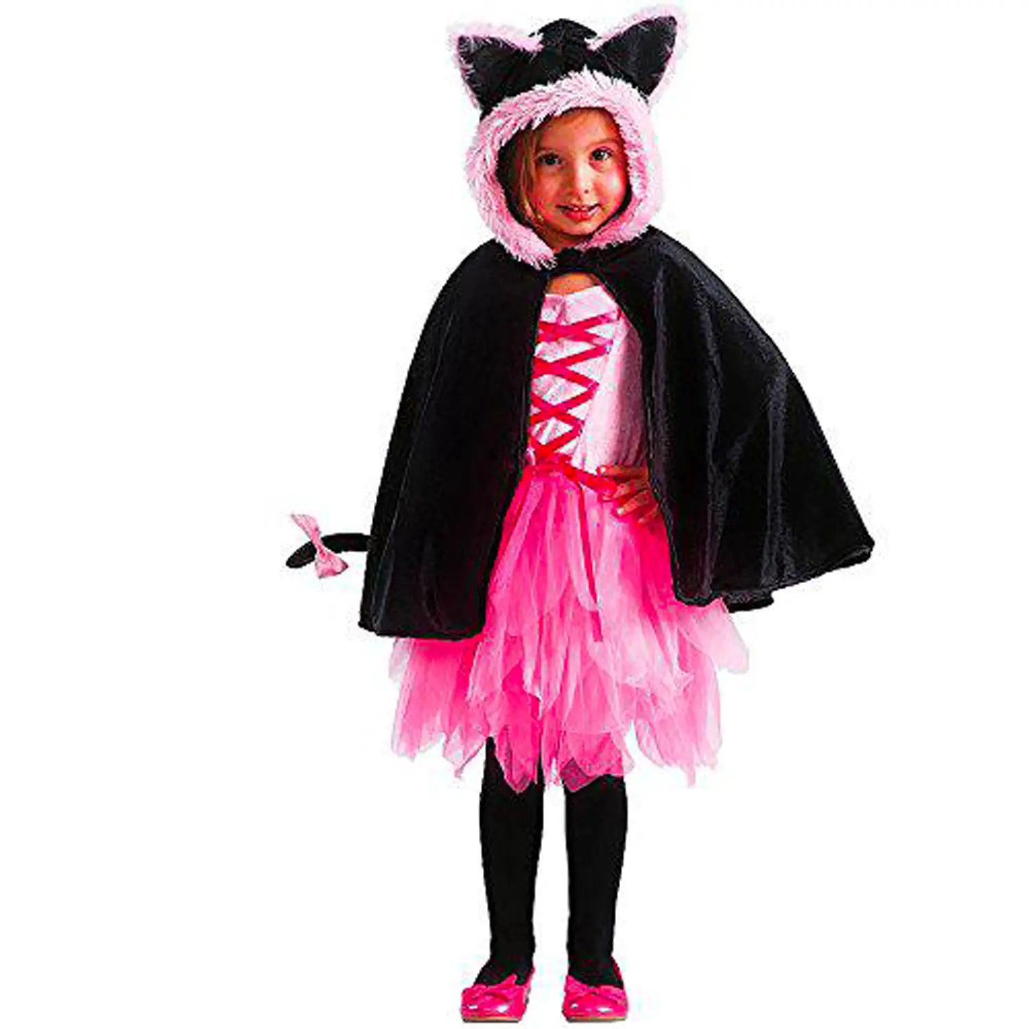 Mantellina Gattina in Velluto con Cappuccio - accessori