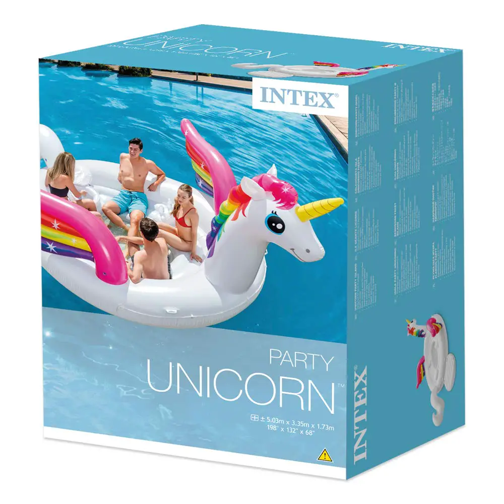 ISOLA PARTY UNICORNO 503X335X173 CM - estivo mare