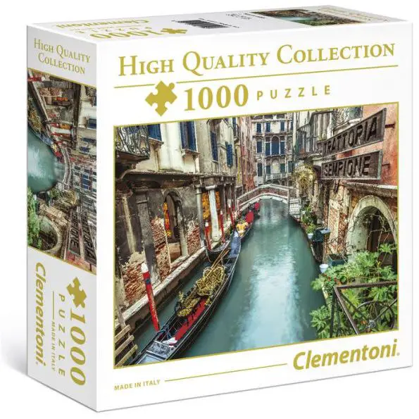 Puzzle 1000 Pezzi Venice Canal – Clementoni High Quality Collection - puzzle adulti