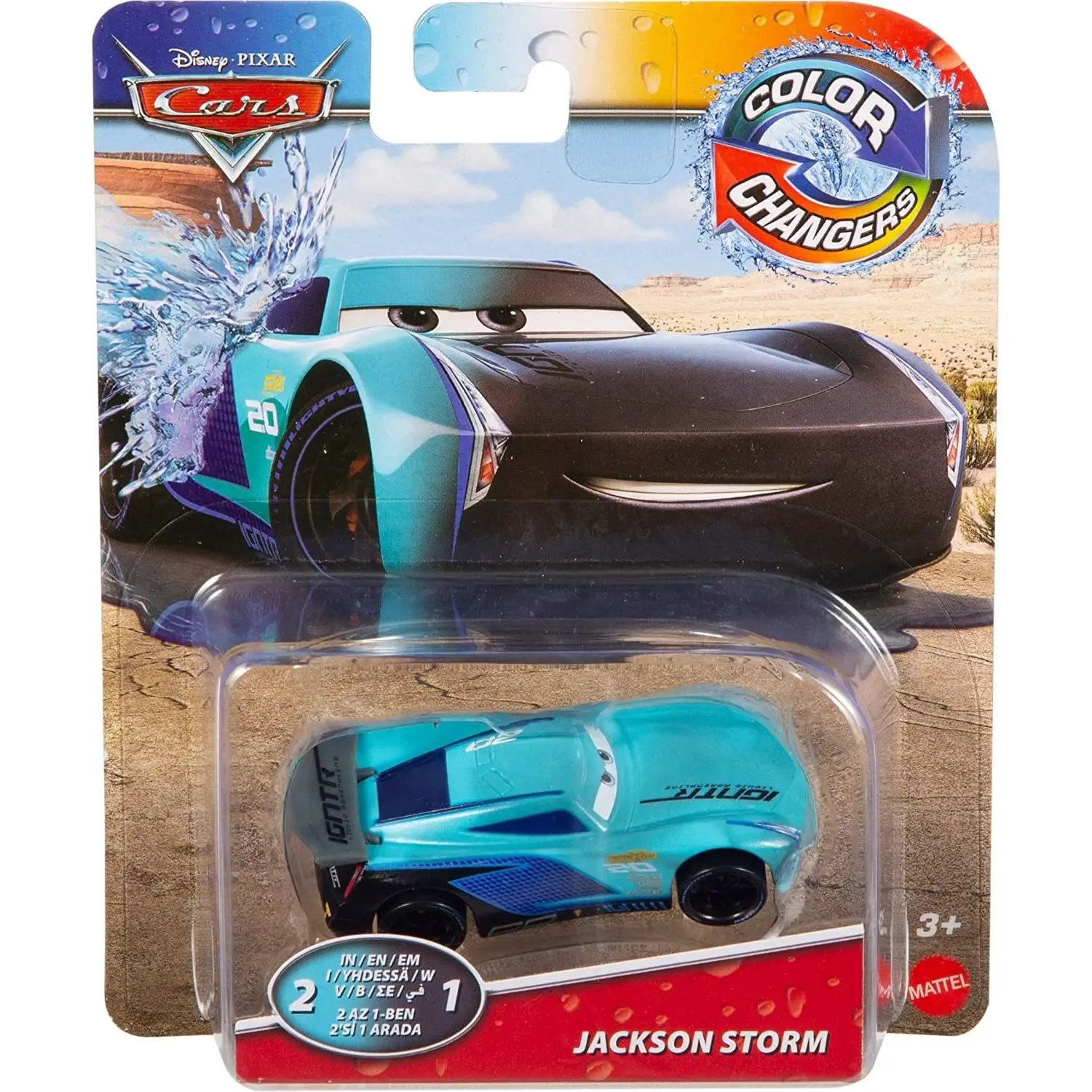 CARS CAMBIA COLORE Jackson Storm GNY99 - modellini