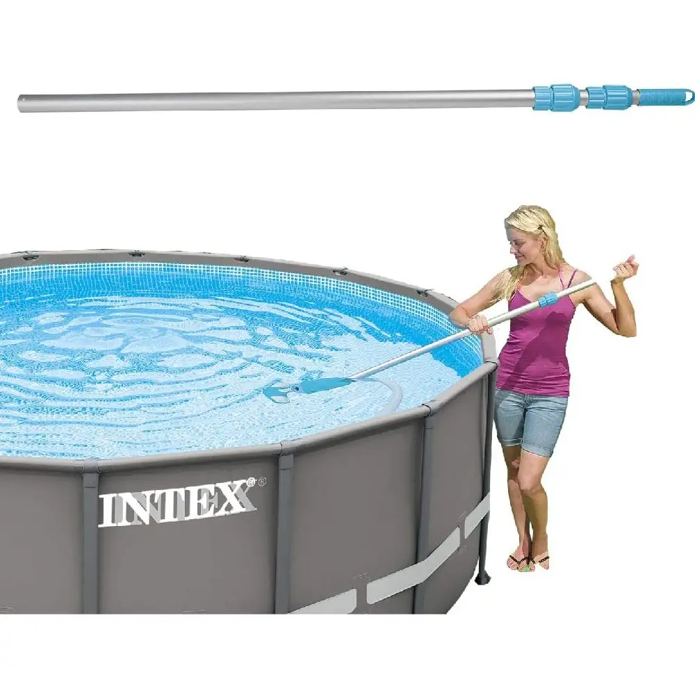 Asta Telescopica in Alluminio Intex 279 cm per Pulizia Piscina - accessori