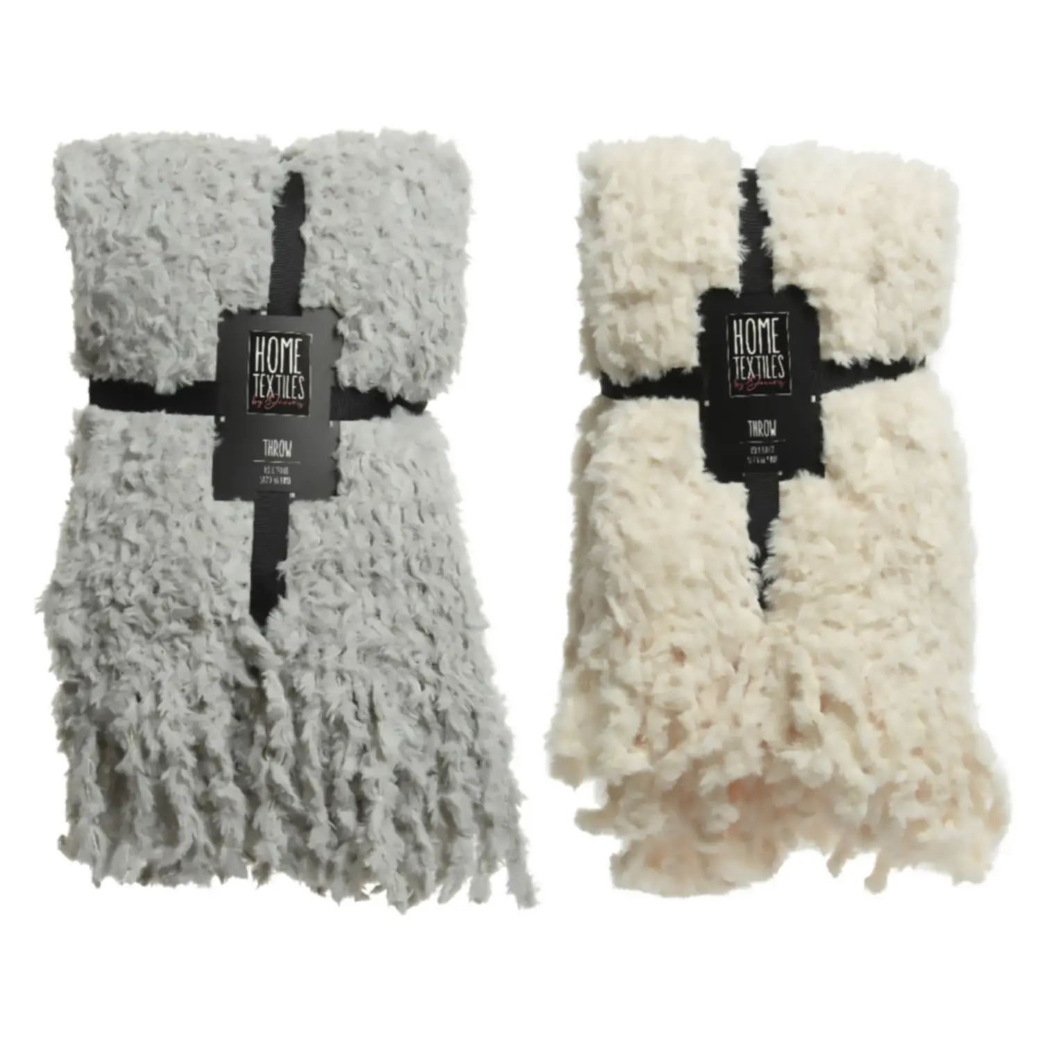 Coperta con Frange Colori Assortiti - biancheria casa