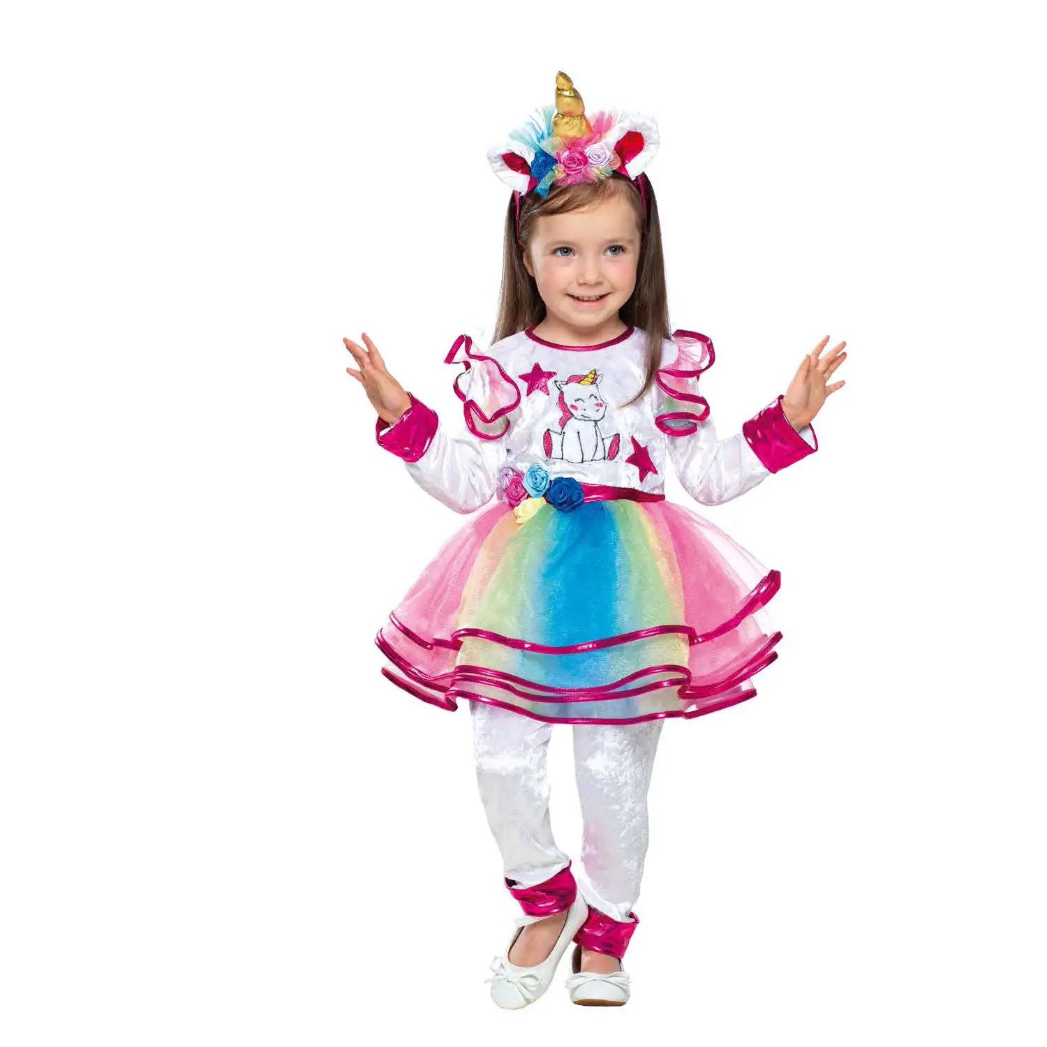 Costume Piccolo Unicorno Baby - Taglia 2/3 Anni - abiti bambino e bambina