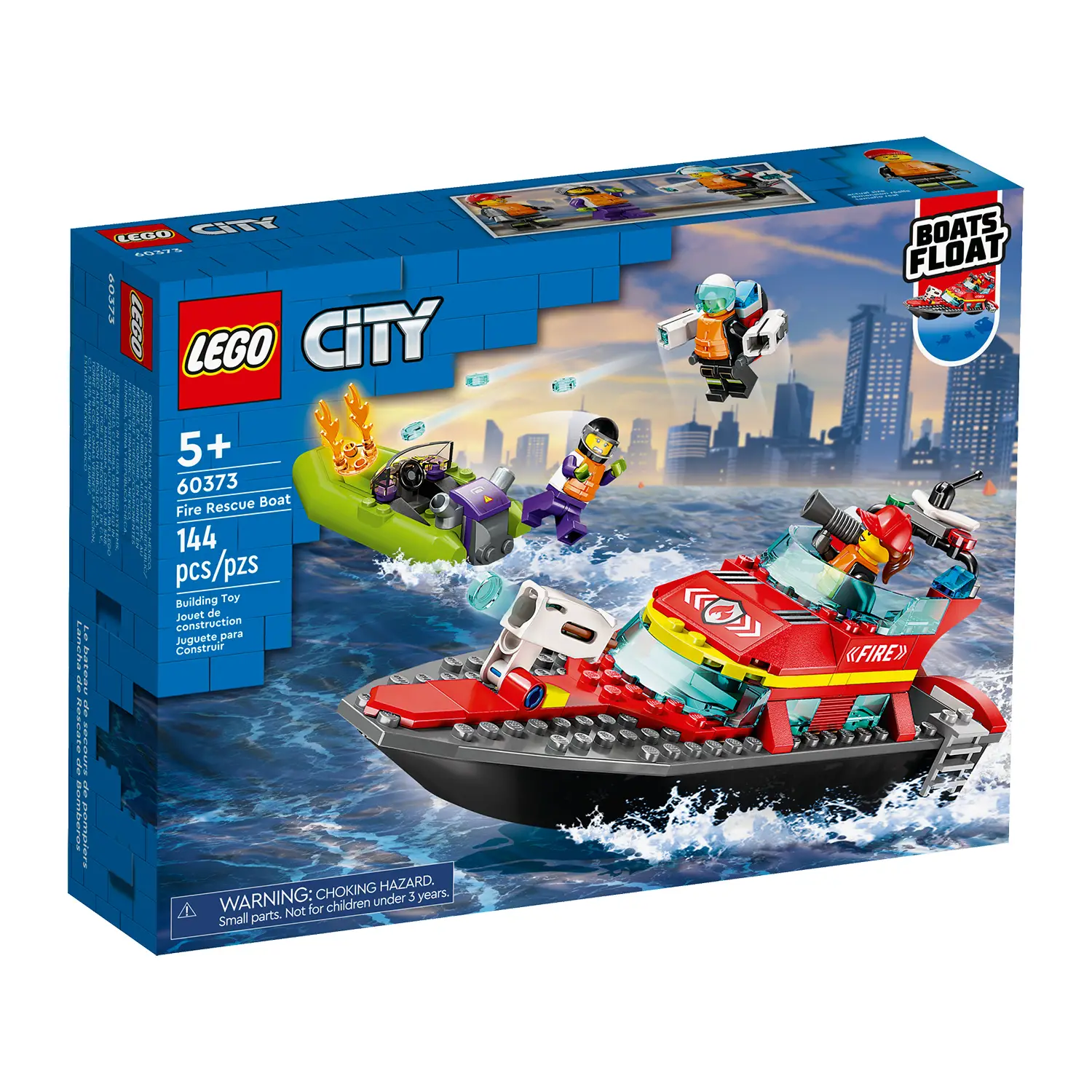 Lego City Fire Barca di Soccorso Antincendio - lego
