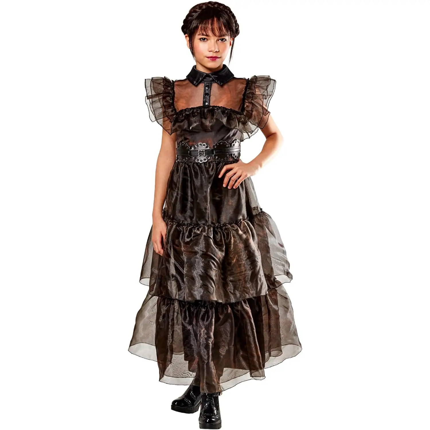 Costume Mercoledì "Wednesday" Addams Raven Dance per Bambine - Taglia L - 11/13 Anni - Abiti halloween