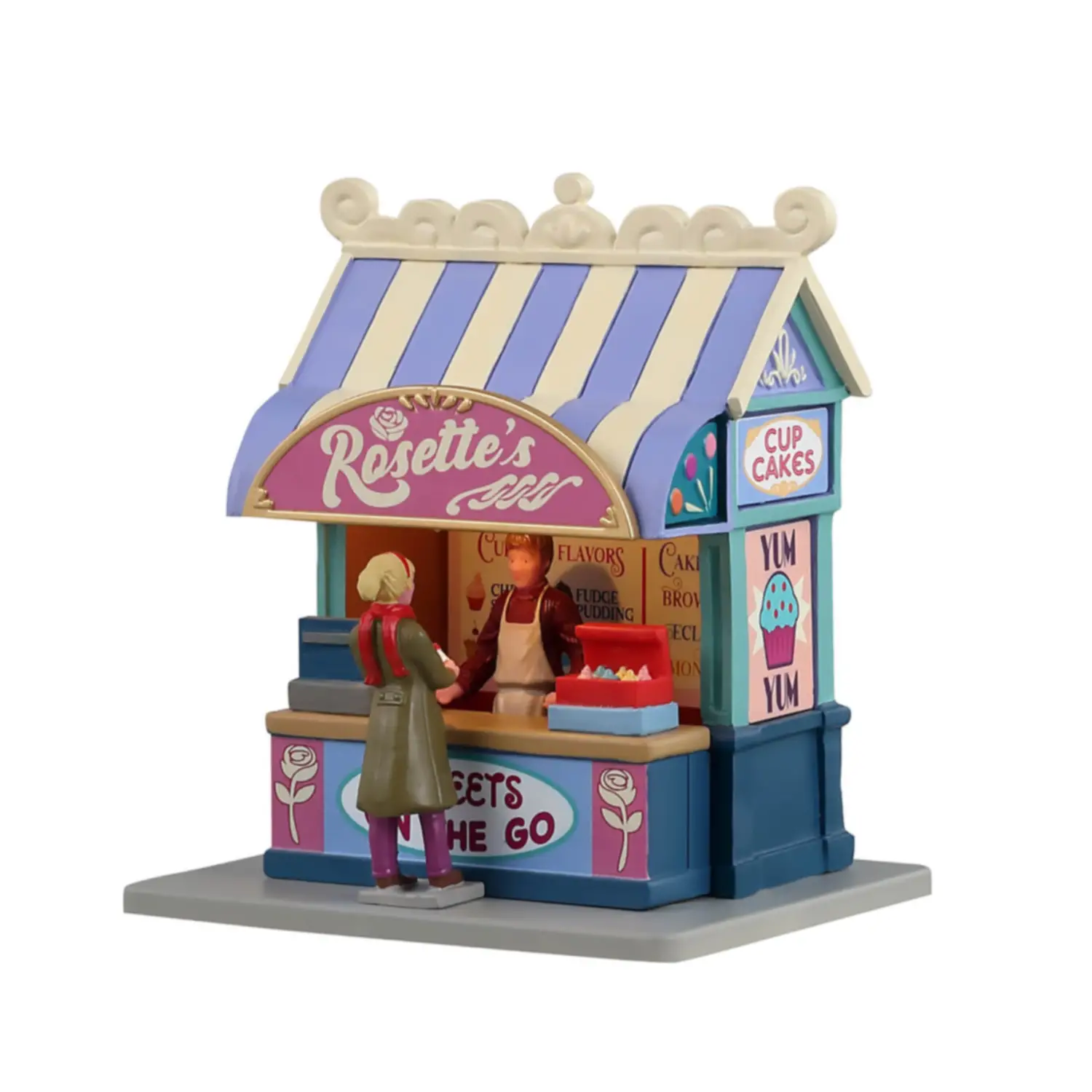 Lemax Rosette’s Dessert Bar 34121 – Bancarella Dolci Luminosa Caddington - scene e villaggi