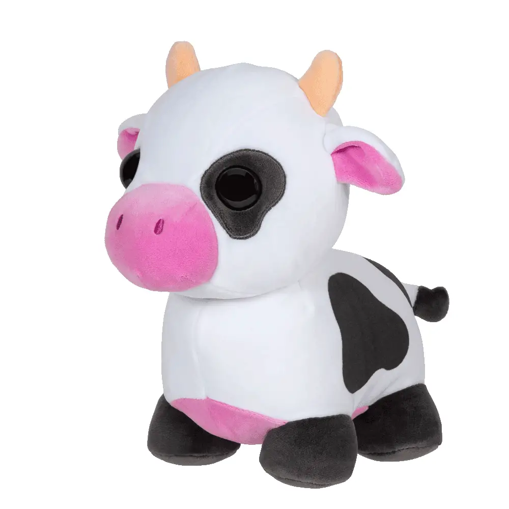 Peluche Mucca Adopt Me! da 20 cm - Scopri il Tuo Nuovo Compagno Morbido e Coccoloso - peluches 0/36 mesi
