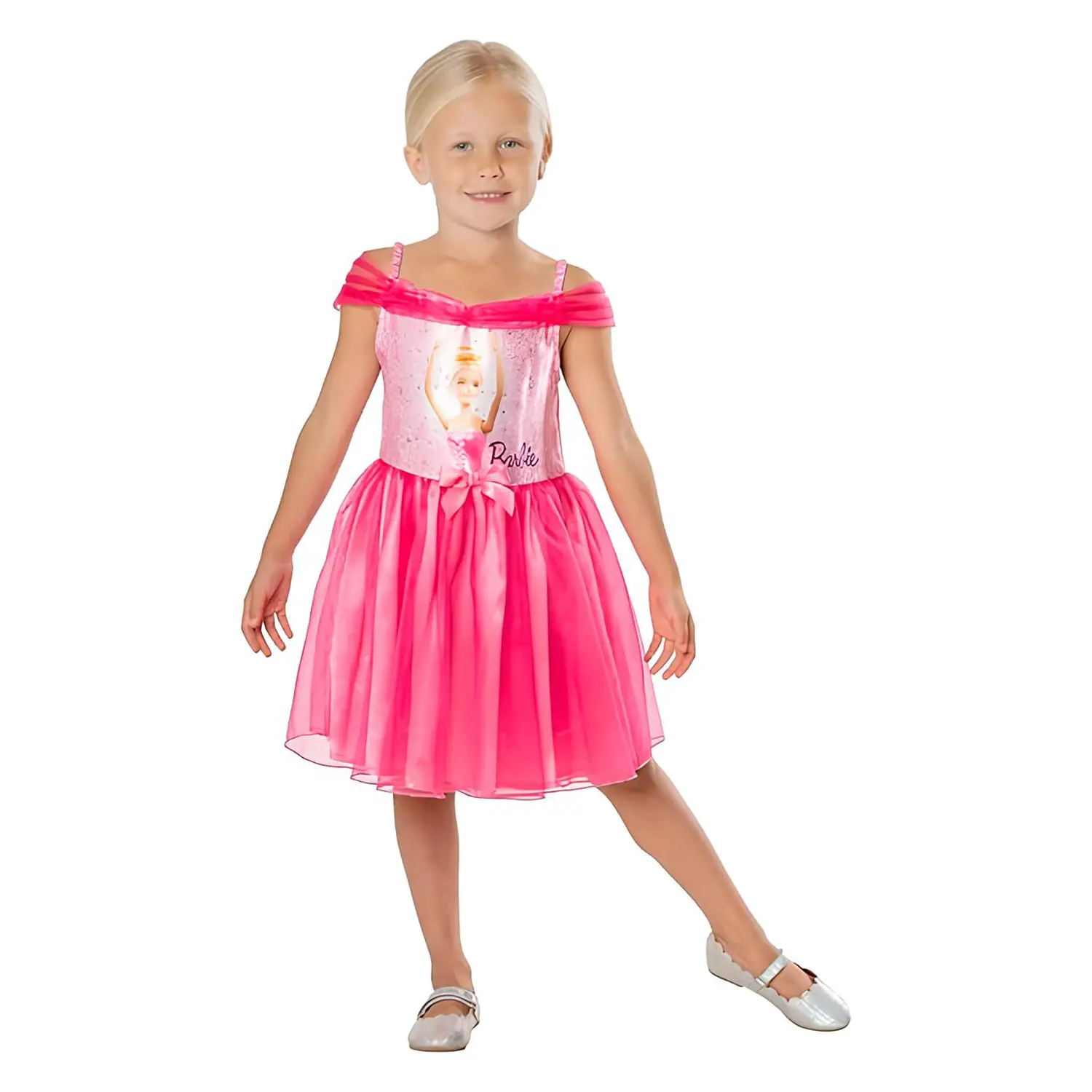 Costume Barbie Ballerina per Bambine - Taglia L - 7/8 anni - abiti bambino e bambina
