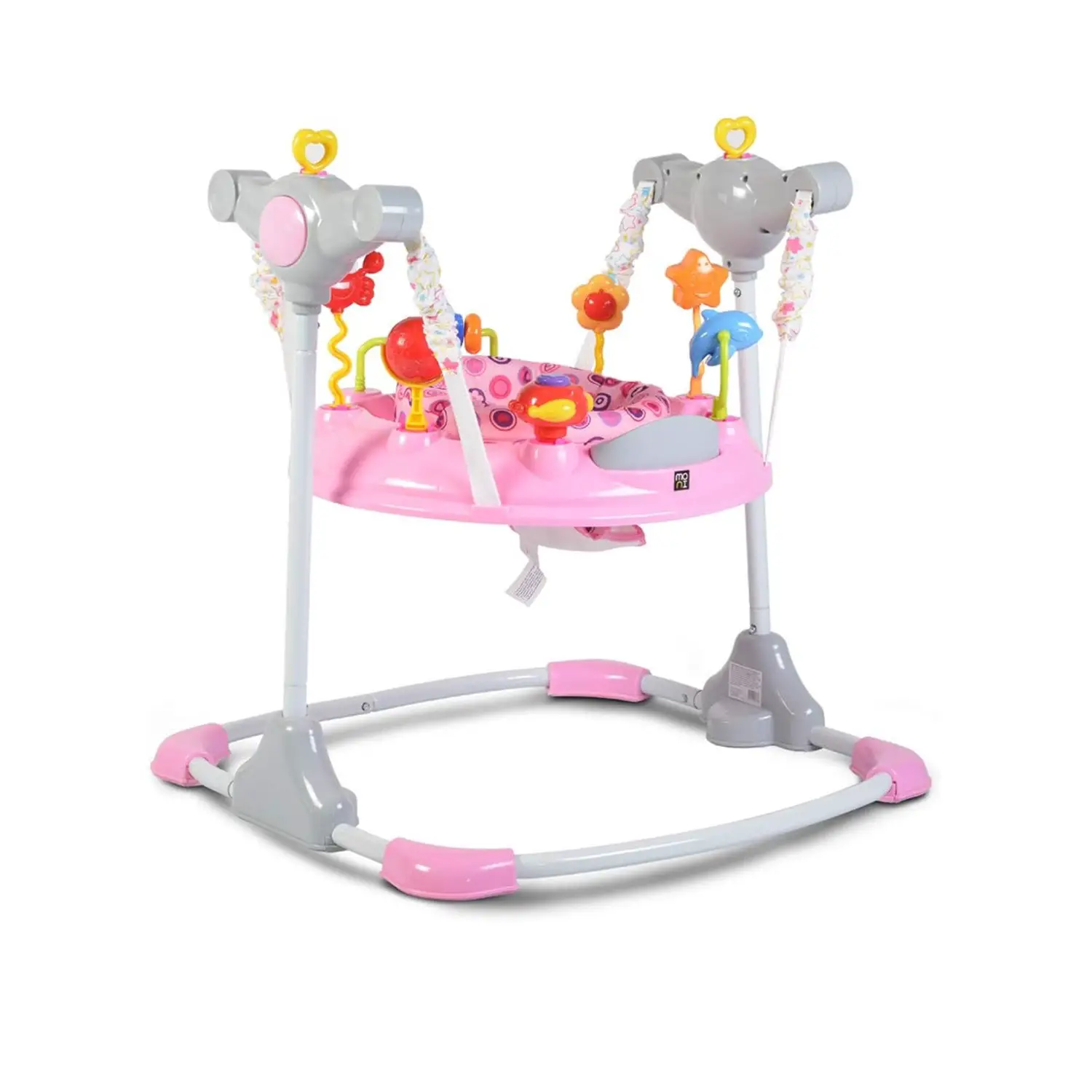 Jumper Stazionario Regolabile Vista con Luci e Suoni, Rosa - girelli