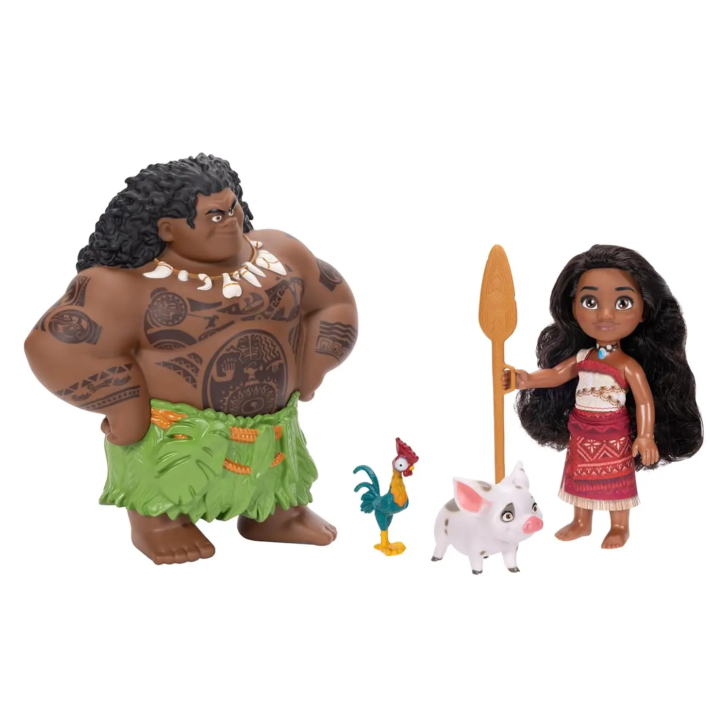 Oceania 2 Bambole Petite Vaiana E Maui Set 15 Cm - collezionabili bambina