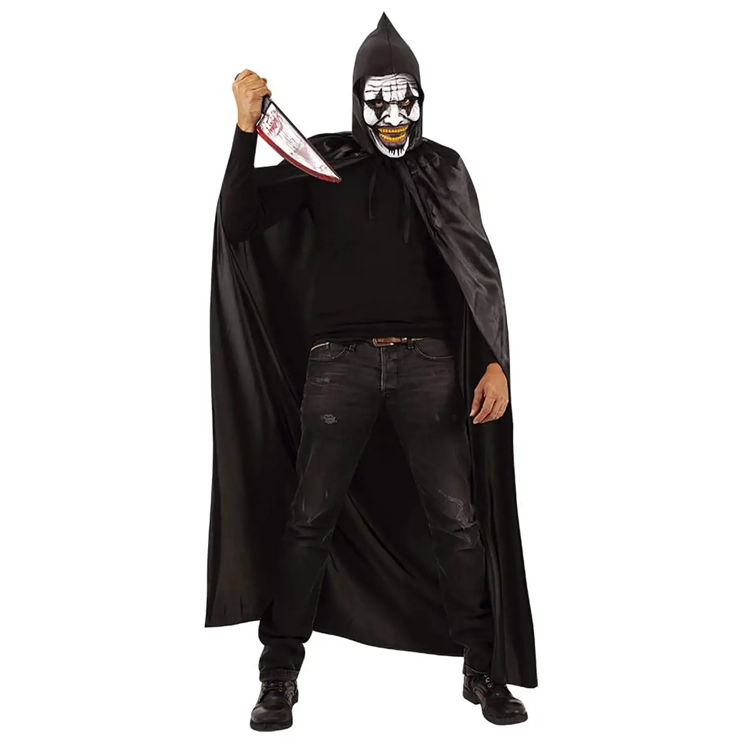 Costume Clown Incappucciato Per Adulti - Abiti halloween