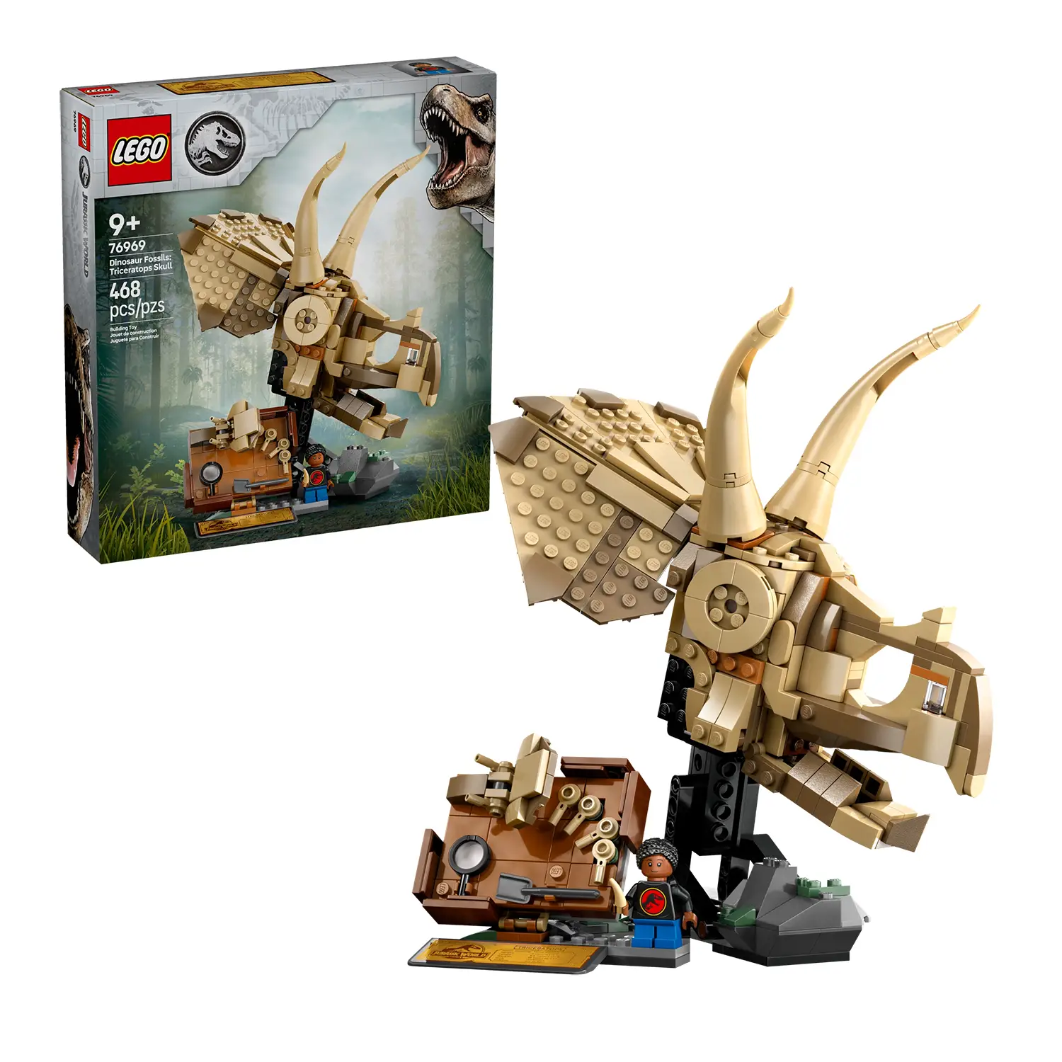 Lego Jurassic World - Fossili di Dinosauro: Teschio di Triceratopo 76969 - lego