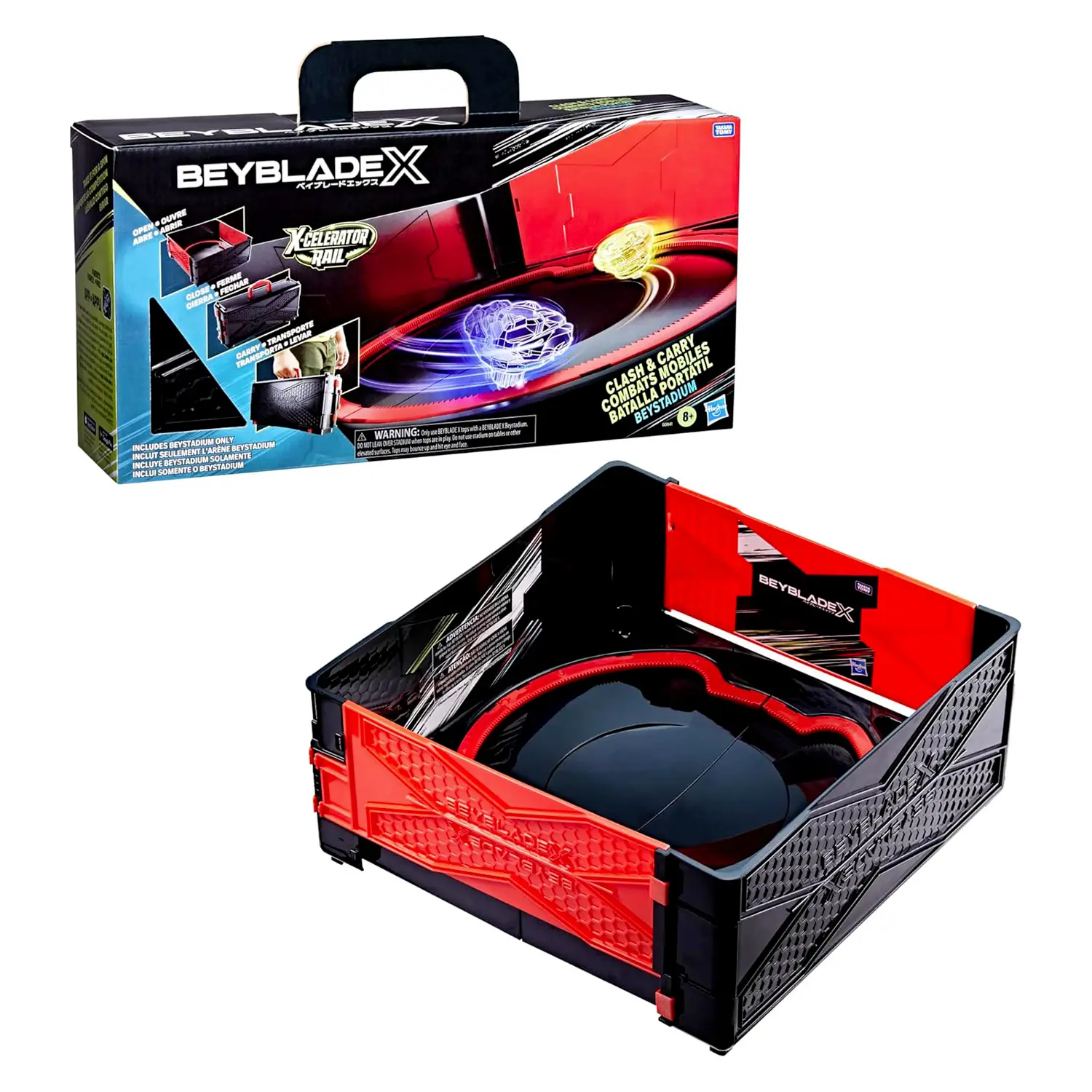 Beyblade X Clash And Carry - action figures ed accessori