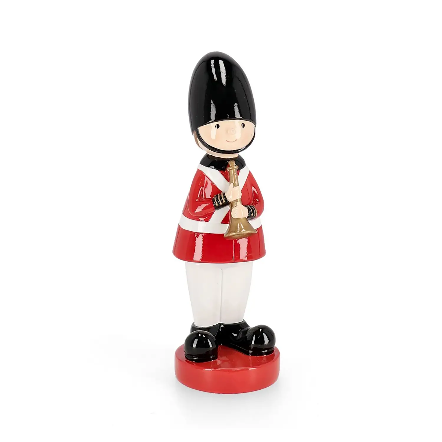Soldatino Garod con Tromba Decorazione Natalizia in Resina 28cm - addobbi casa