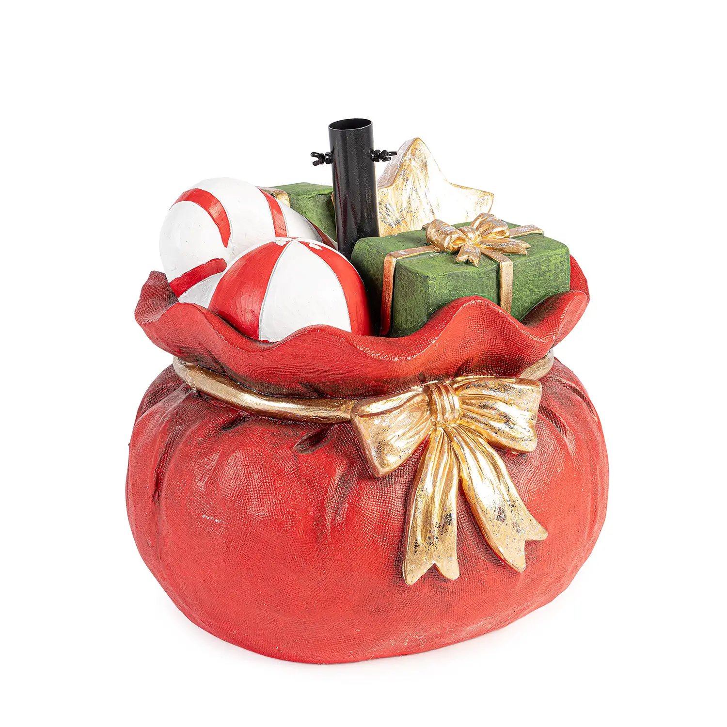 Base Albero di Natale Gift Bag Rossa Ø44 x H38,5 cm Bizzotto - basi albero