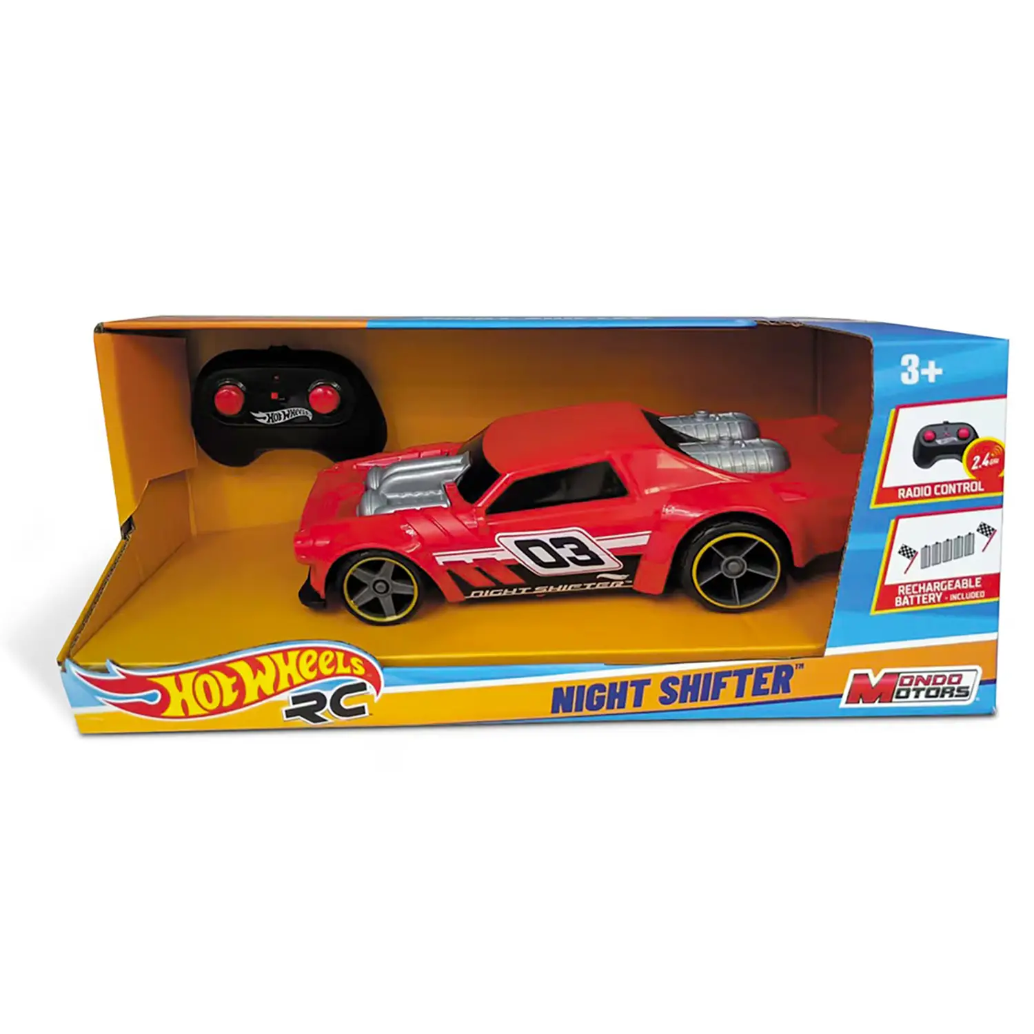 Auto Radiocomandata Hot Wheels Night Shifter Scala 1:16 - radiocomandi