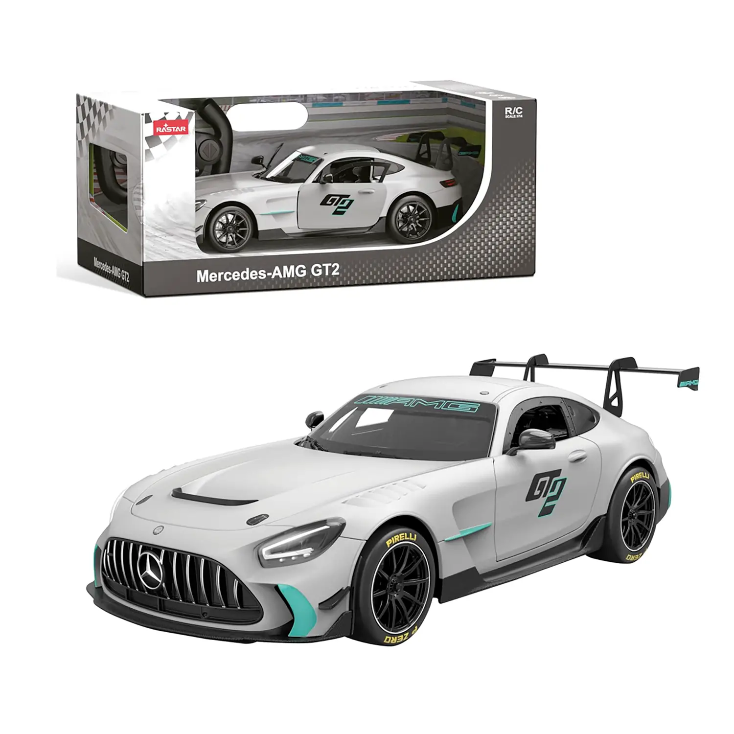 Auto Radiocomandata Mercedes Amg GT2 Scala 1:14 - radiocomandi