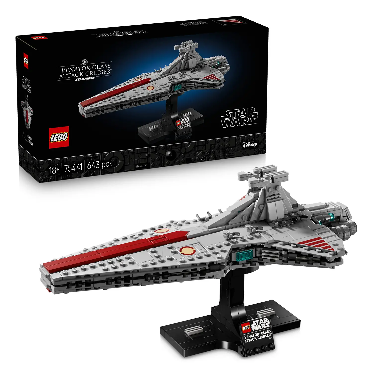 LEGO Star Wars Venator 75441 Astronave da Esposizione per Adulti - lego