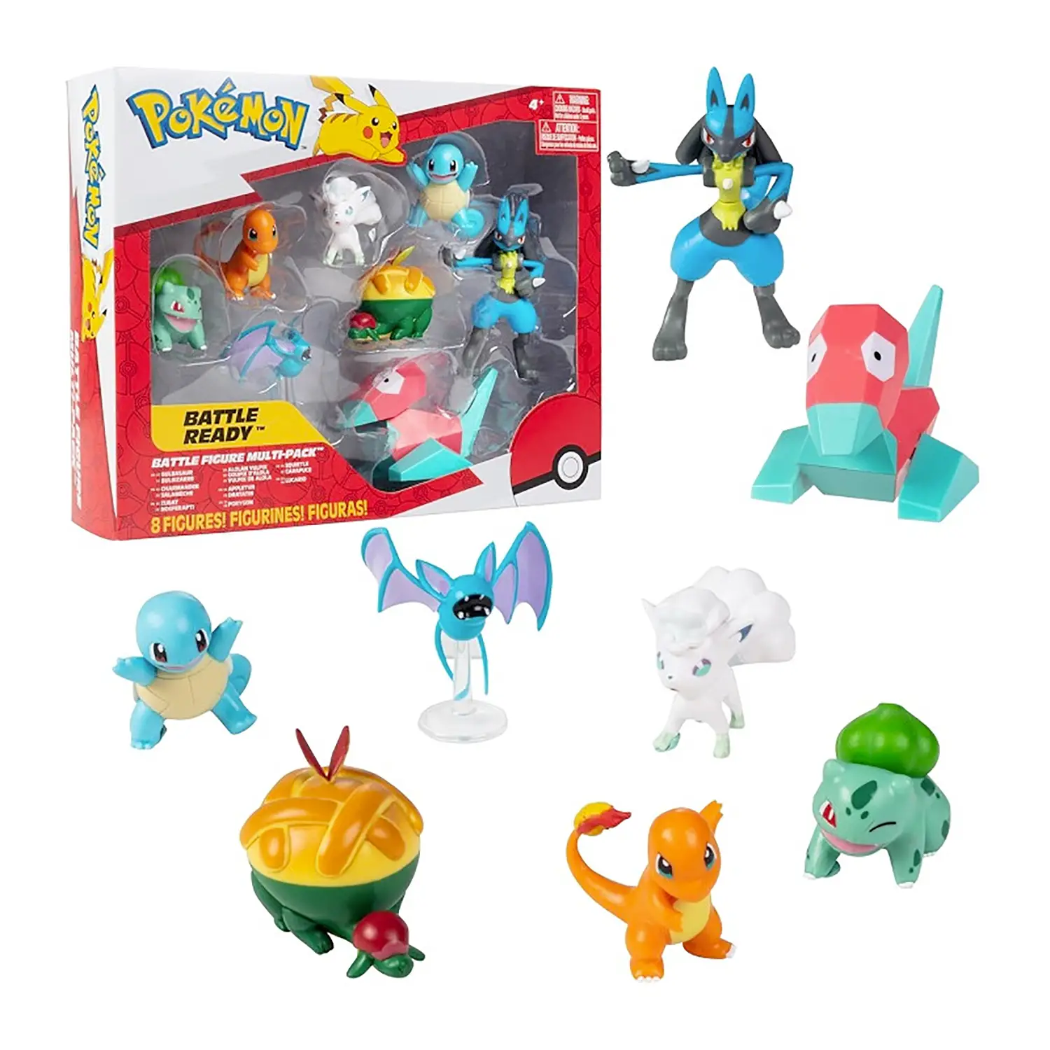 Confezione Deluxe Pokemon 8 Personaggi - Serie Ass. 5 - action figures ed accessori