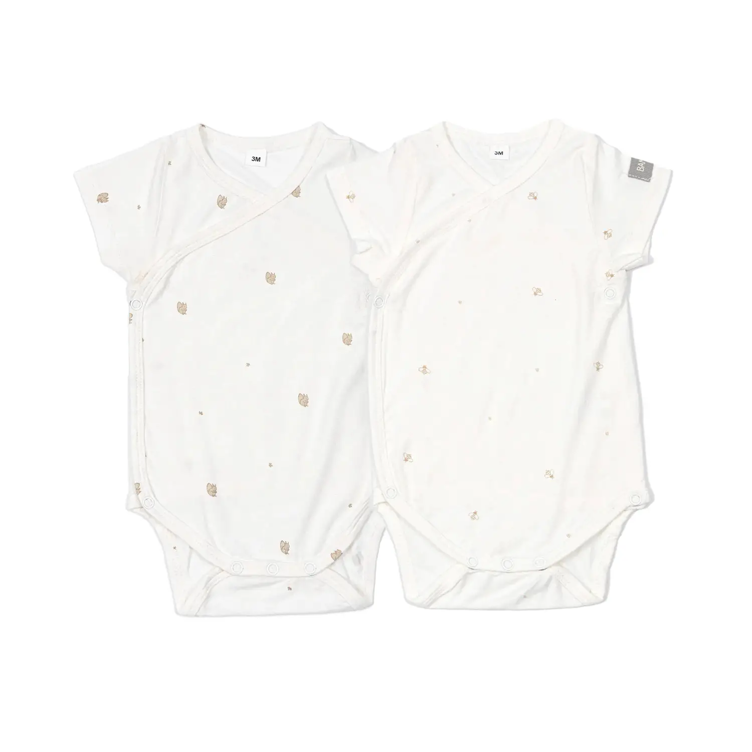 Body Maniche Corte Print Bee's/Squirrel - Taglia 18-24 Mesi- 2 Pezzi - intimo neonato