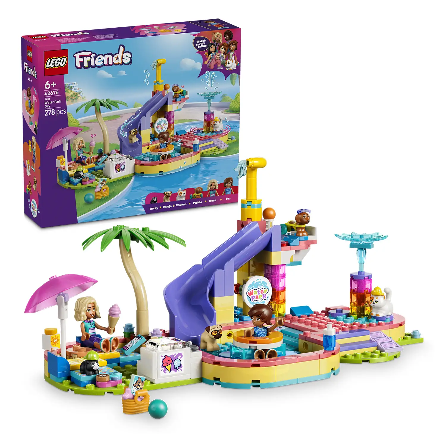 LEGO Friends Divertente Giornata Al Parco Acquatico 42676 - lego
