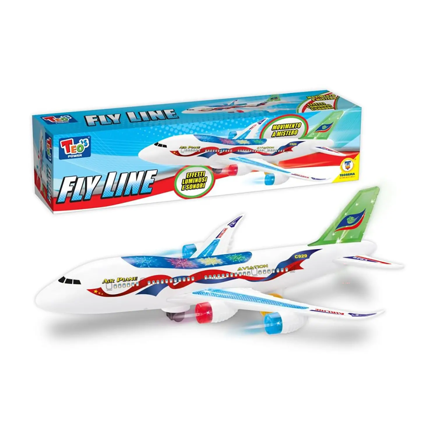 Play City - Aeroplano Grande con Luci e Suoni - modellini