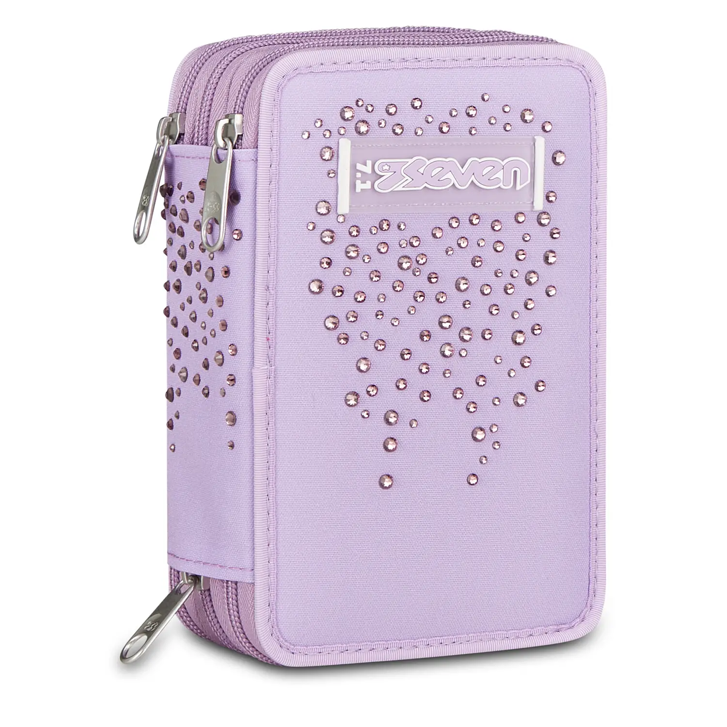 Astuccio Seven 3 Zip Glitzycute Completo 45 Pezzi Variante 376 - astucci colori