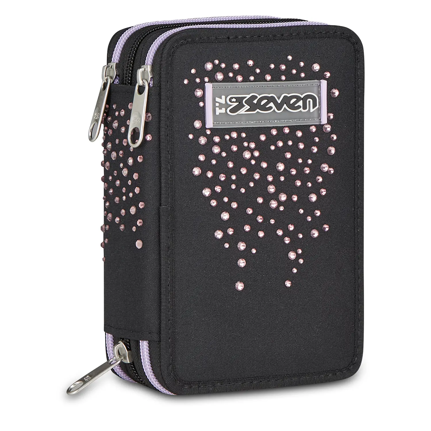 Astuccio Seven 3 Zip Glitzycute Completo 45 Pezzi Variante 899 - astucci colori