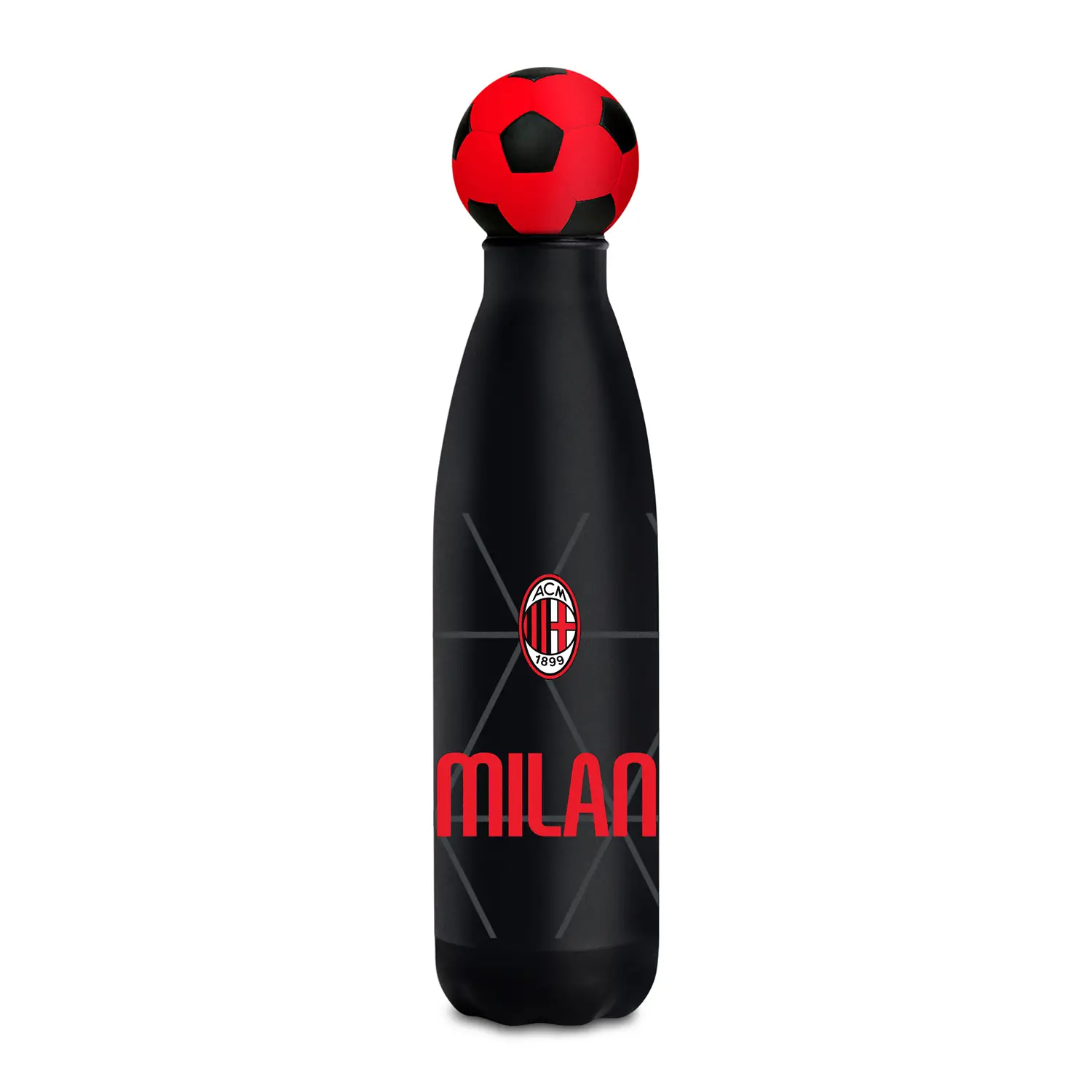 Borraccia Milan Seven 500 ml Termica con Tappo Pallone - borracce