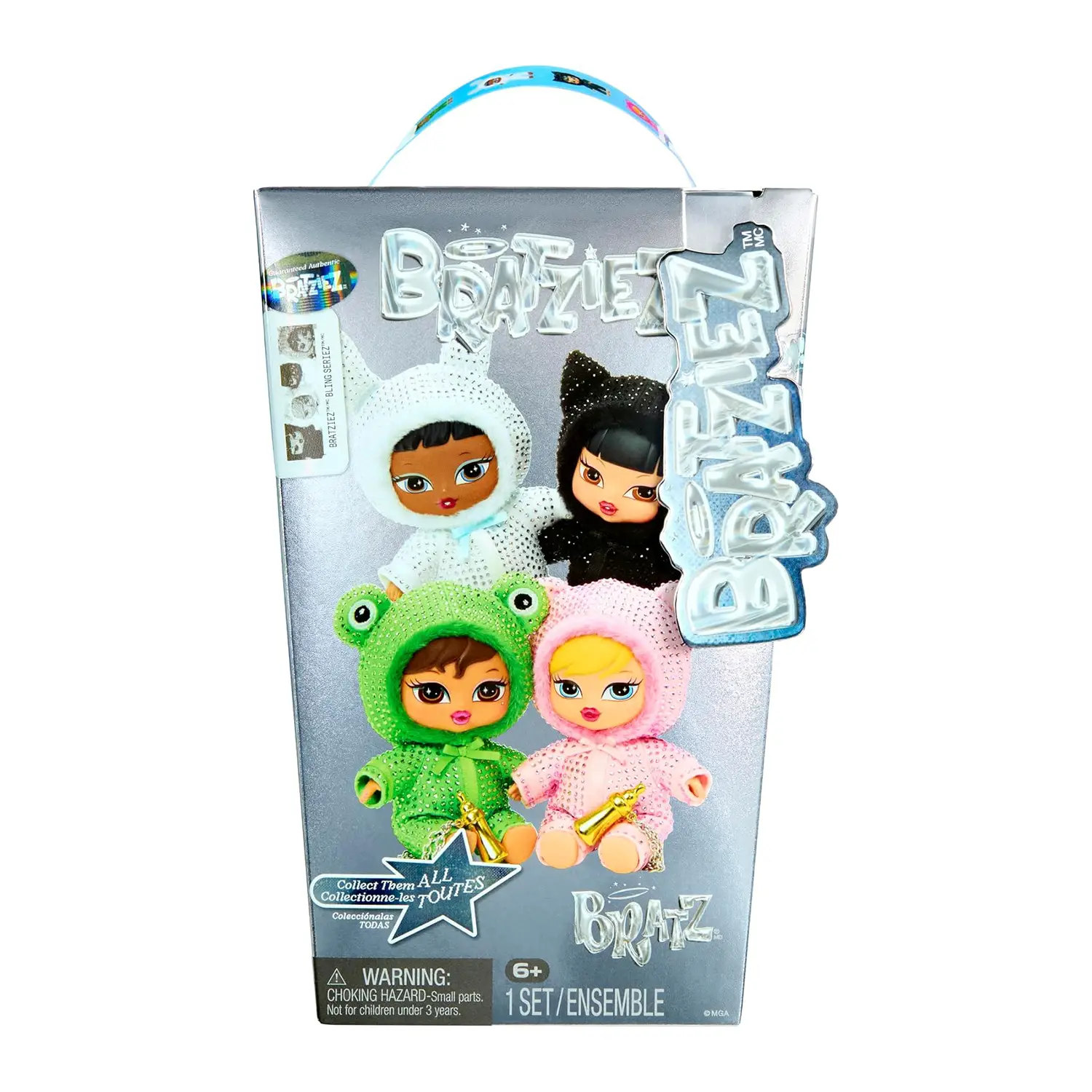 Bratz Serie Bratziez Bling 25 Anniversario - 6 peluche da collezionare - collezionabili bambina