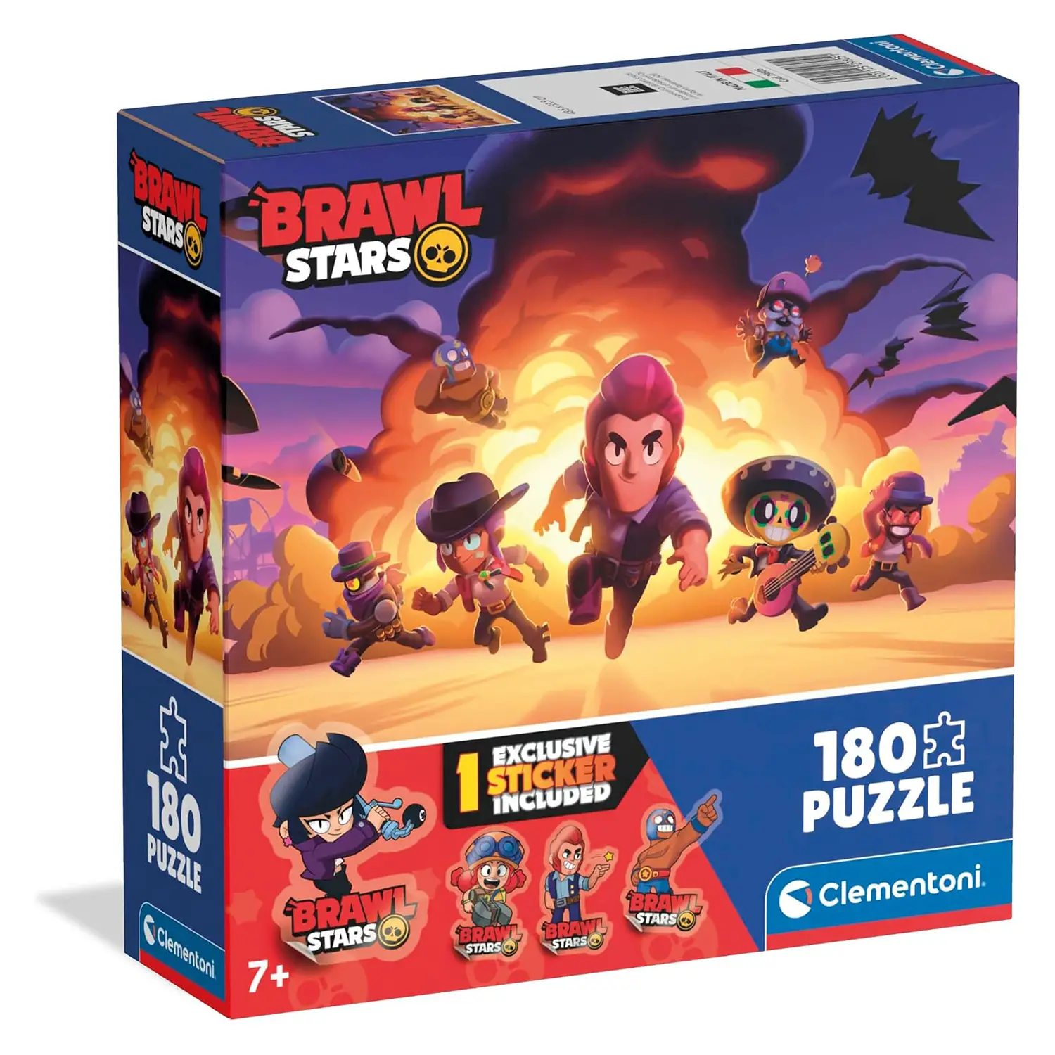 Puzzle 180 Pezzi Square Box Brawl Star 3 - Puzzle in cartone