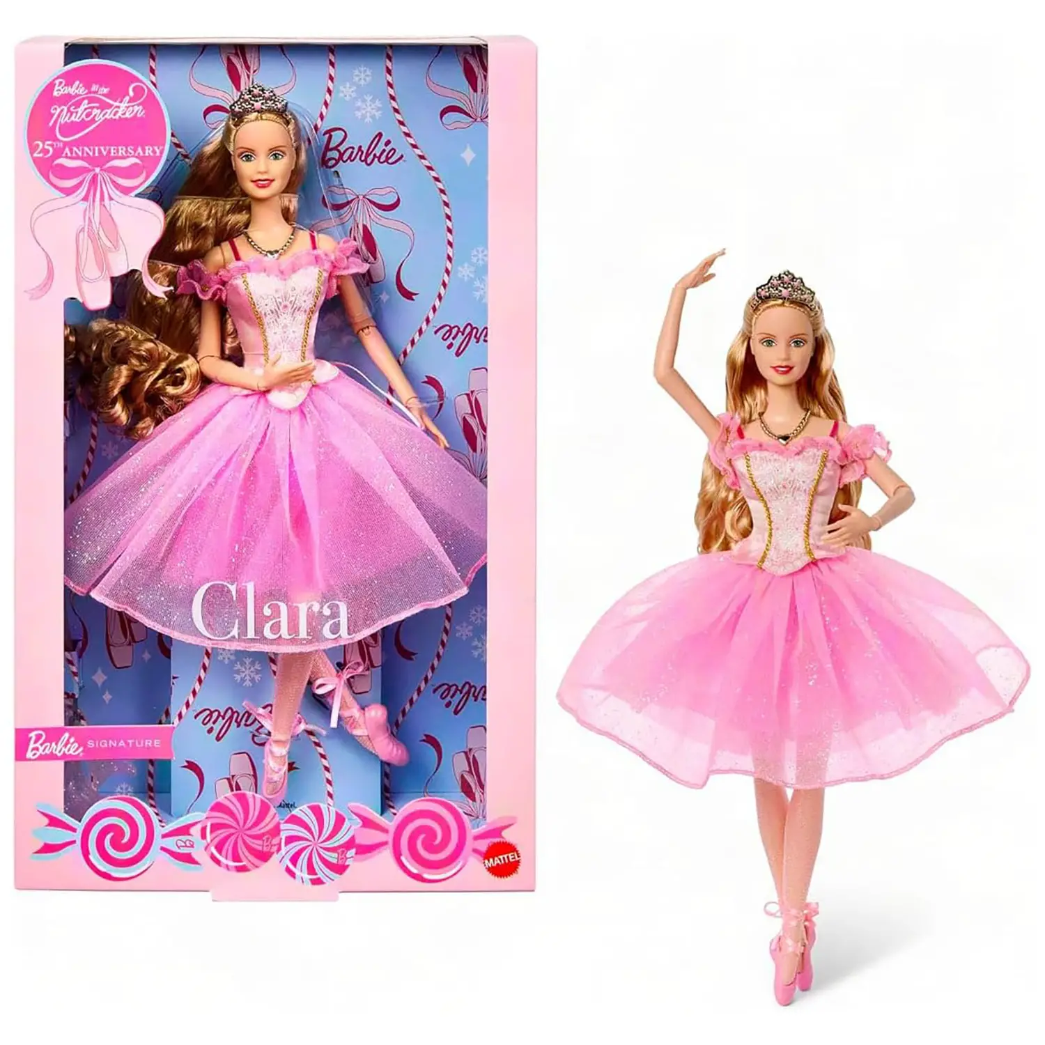 Barbie Schiaccianoci 25° Anniversario, Bambola Mattel JJY15 - collezionabili bambina