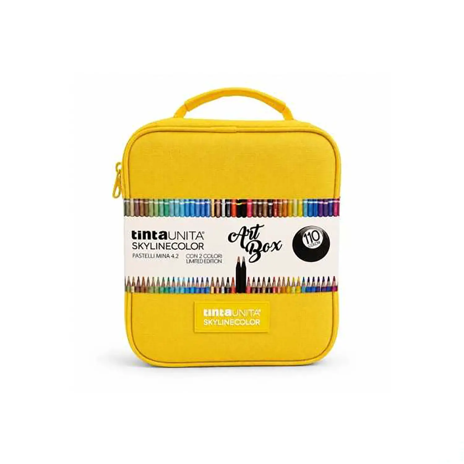 Tinta Unita Art Box Maxi 110 Pastelli Mina 4.2 Giallo - Pastelli