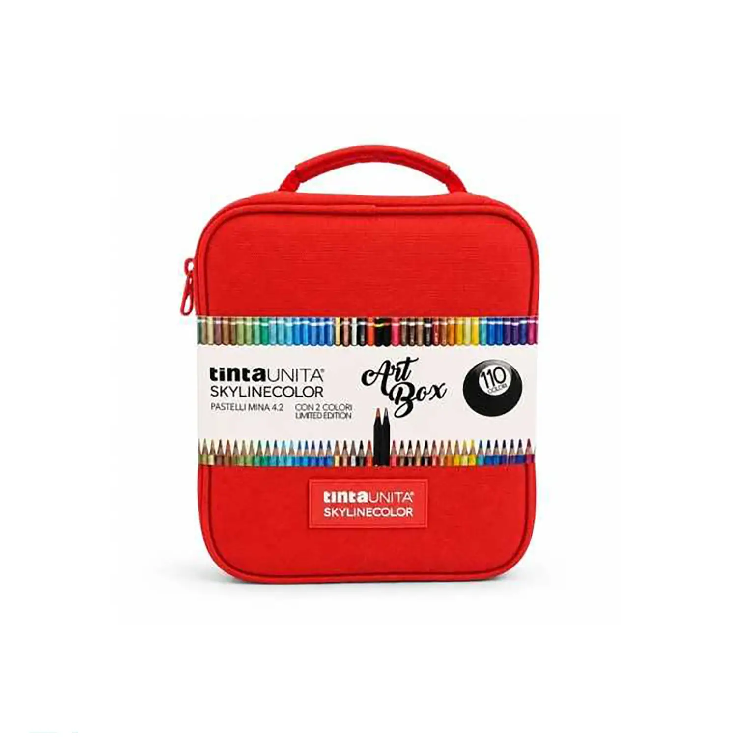 Tinta Unita Art Box Maxi 110 Pastelli Mina 4.2 Rosso - Pastelli
