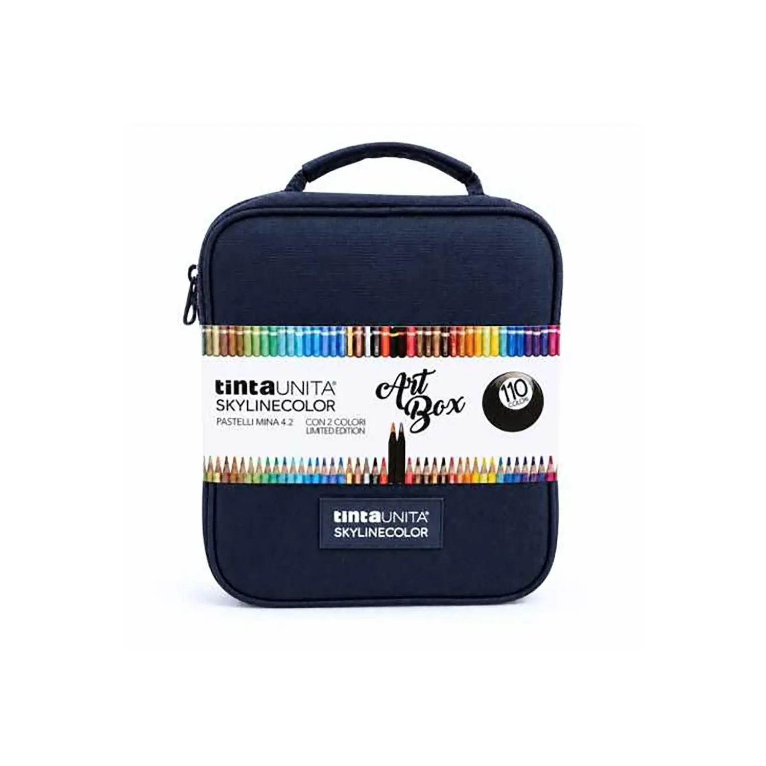 Tinta Unita Art Box Maxi 110 Pastelli Mina 4.2 Blu Scuro - Pastelli