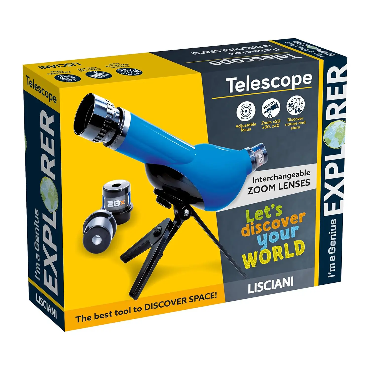 I'm A Genius Explorer Telescopio - giochi scientifici