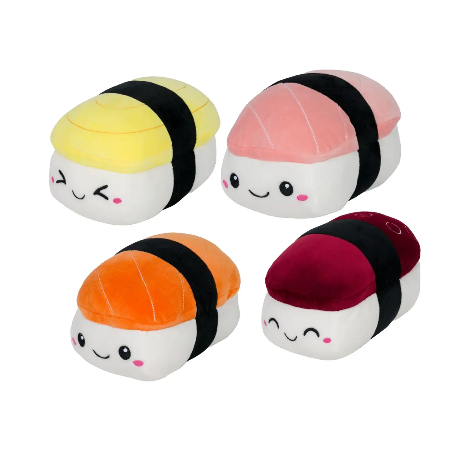 Peluche Sushi Nigiri 20cm - 4 Fantasie Assortite - peluches 0/36 mesi
