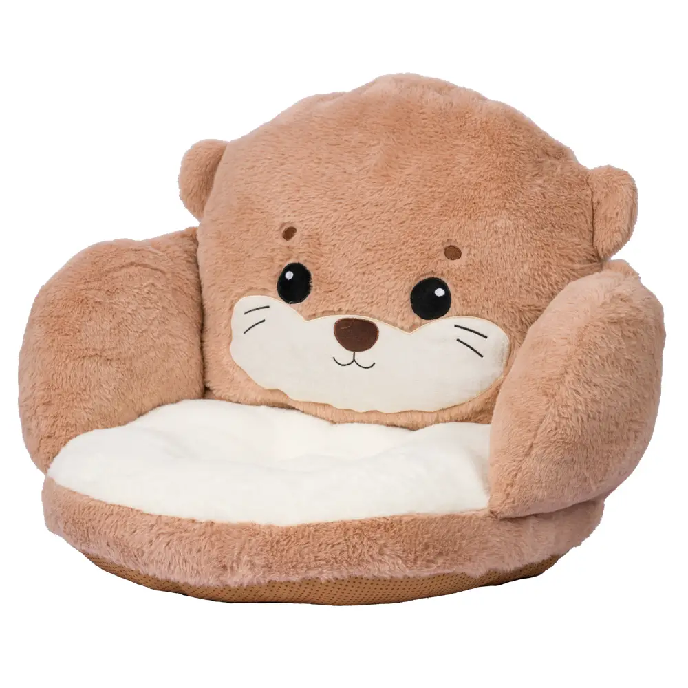 Cuscino Da Seduta Lontra - 50x40x45 cm - peluches 0/36 mesi